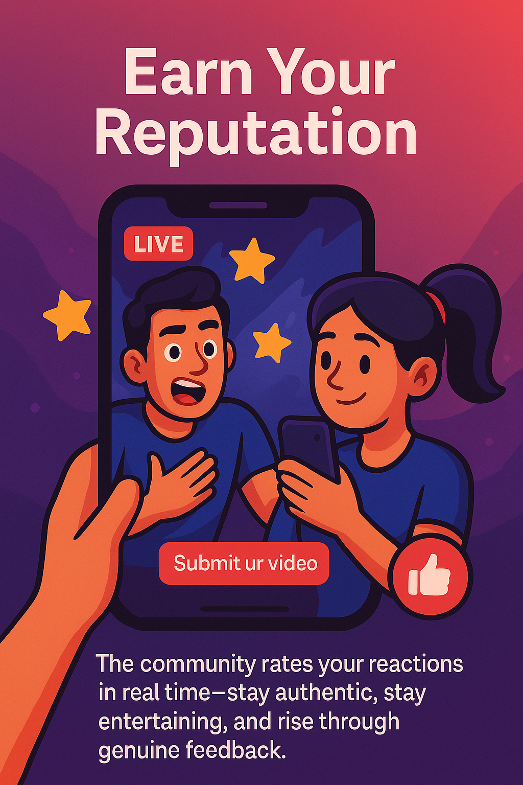 Live authenticity rating system